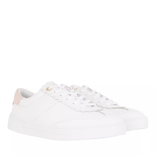 Ted Baker Ebby Retro Scallop Trainer White-Pink Low-Top Sneaker