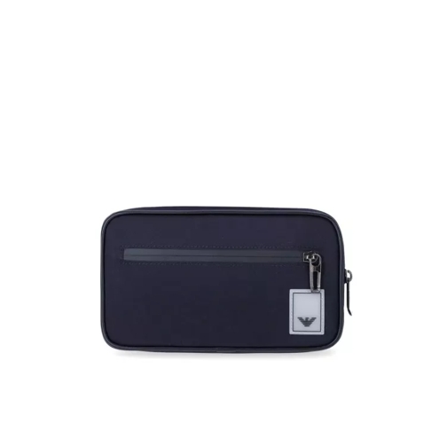 Emporio Armani Travel Essential Navy Blue Belt Bag Blue Cross body-väskor