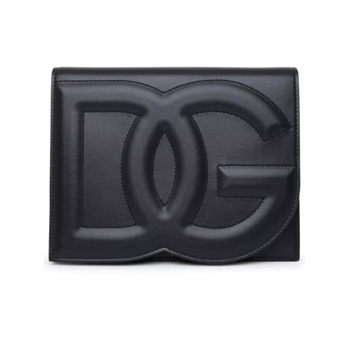 Dolce&Gabbana Pochette Black Leather Bag Black