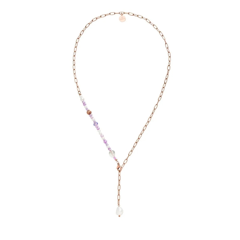 Purelei Mittellange Halskette Y-Kette Aina rose