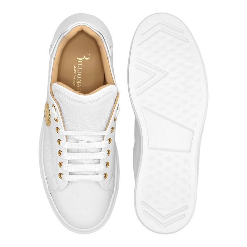 BILLIONAIRE Low-Top-Sneaker Low-Top Turnschuhe weiss(Image 3)