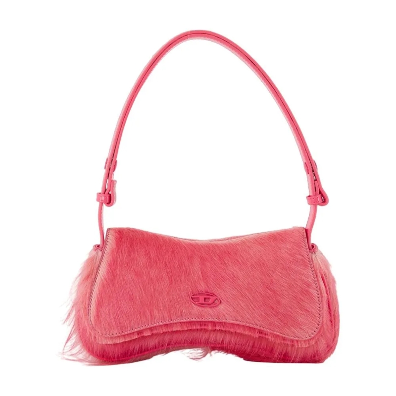Diesel Pochette Play Pouch - Leather - Pink Pink