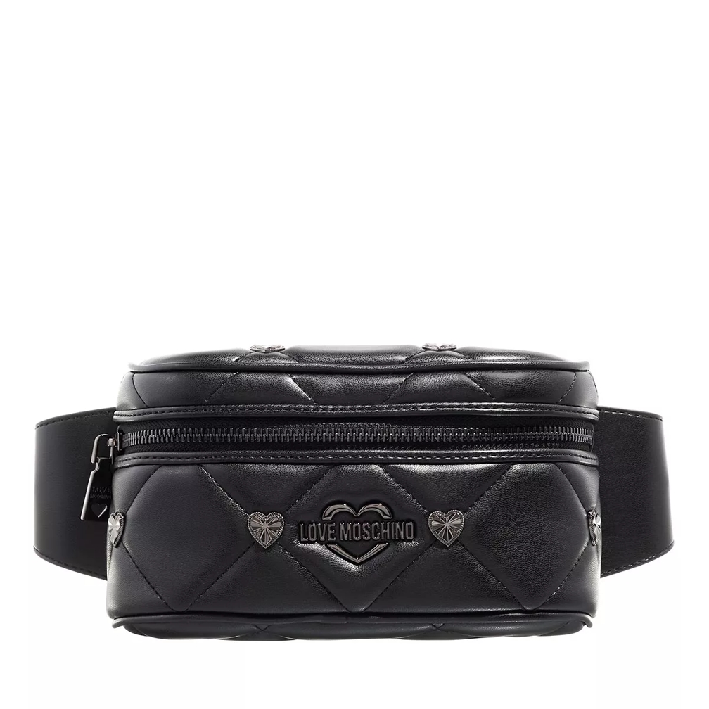 Moschino leather belt online bag