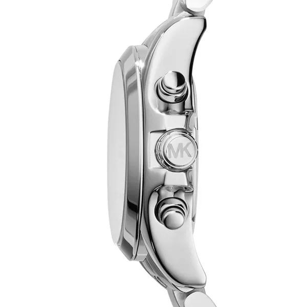 Michael Kors Mini Bradshaw Silver Tone Watch Chronographe