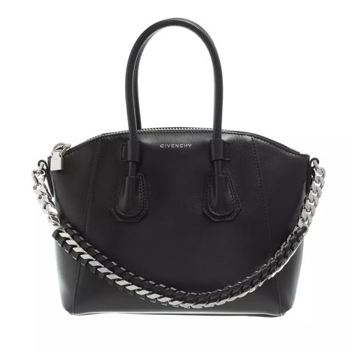 Givenchy Mini Chain Antigona Sport Bag Leather Black Tote