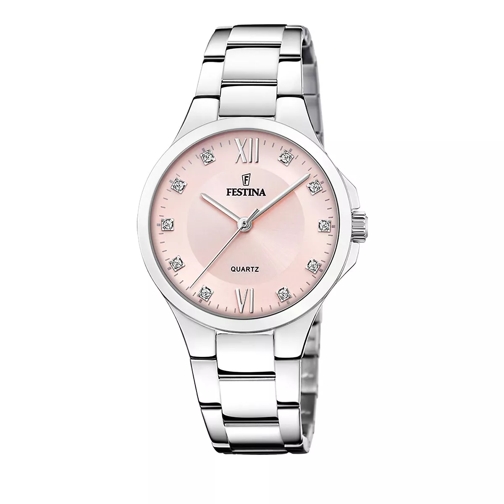 Festina Stainless Steel Watch Bracelet Silver/Pink Quartz Watch