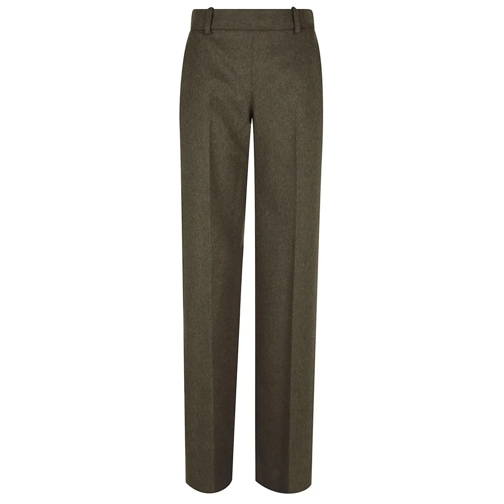 Ermanno Scervino  Tailored Regular And Straight Leg Trousers With Cl Green