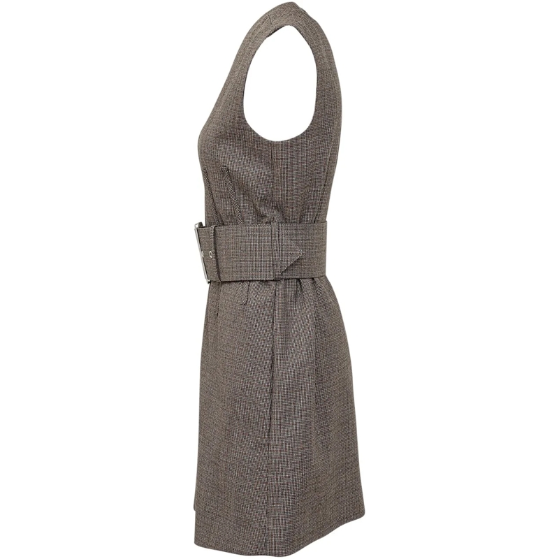 Stella McCartney Mini-robe Abito con Cintura taupe(Image 3)