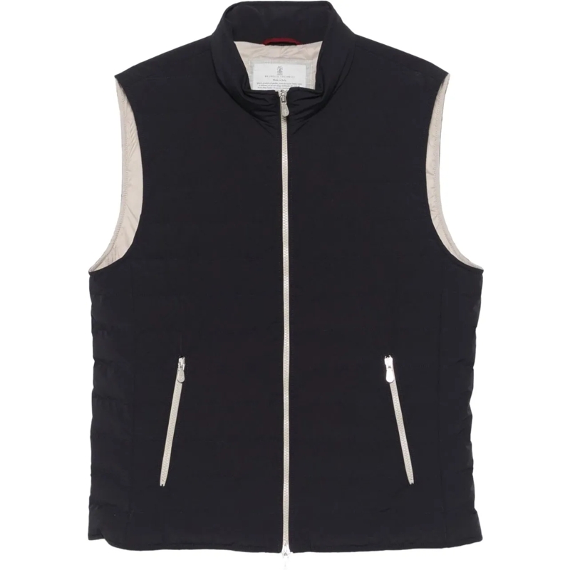 Brunello Cucinelli Weste Jackets Blue blau
