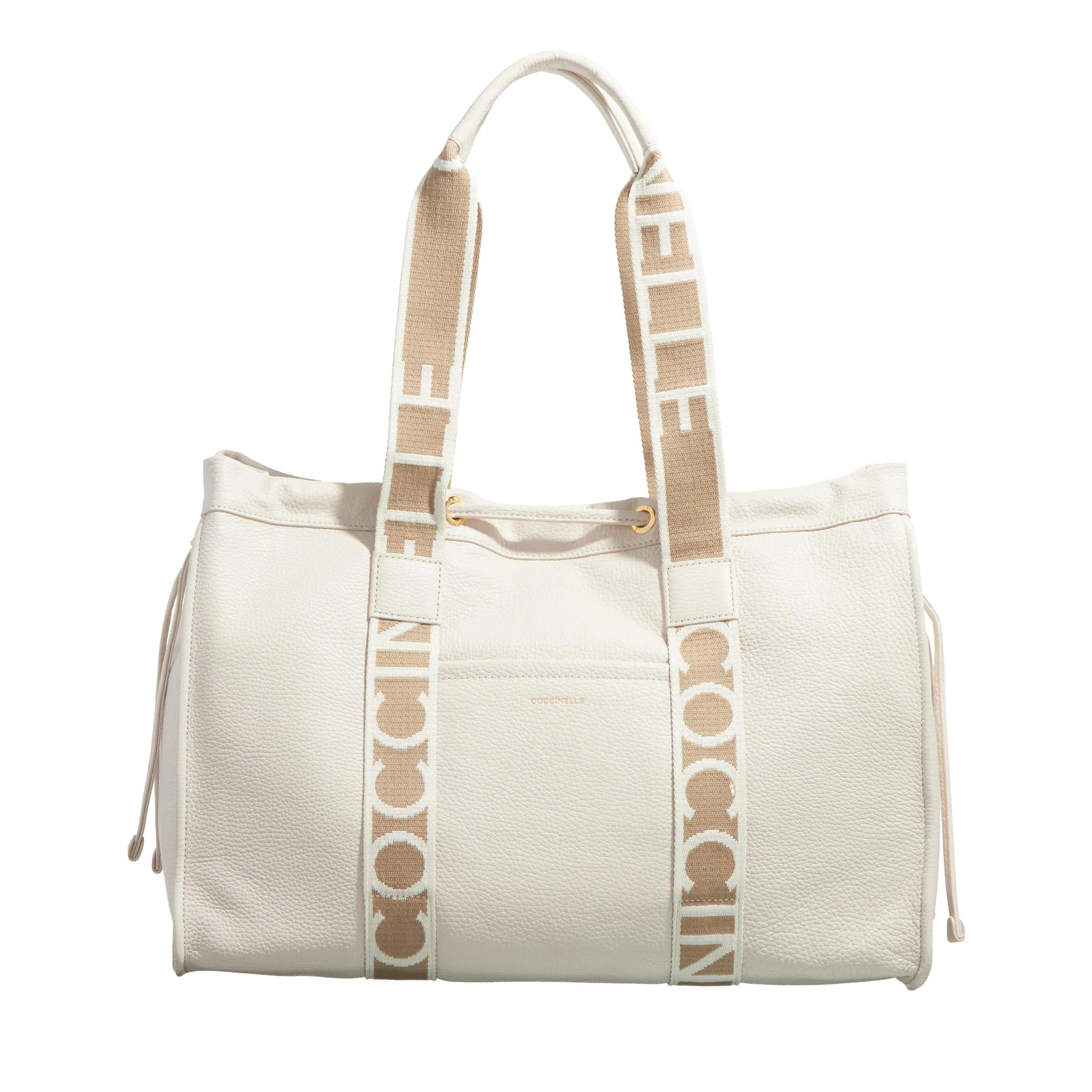 Coccinelle Shopper - Coccinelle2Day Signature - Gr. unisize - in Creme - für Damen