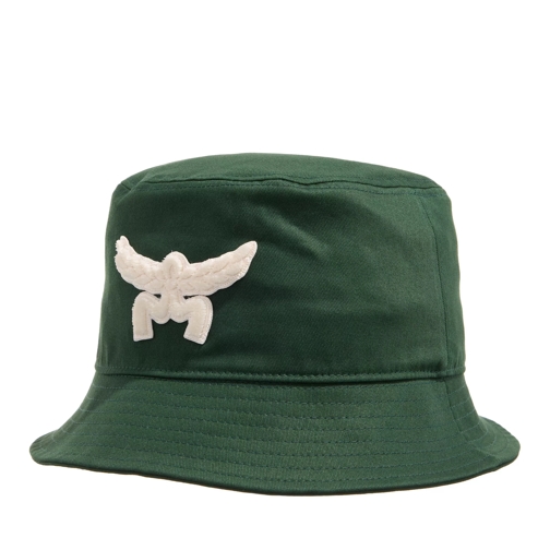 MCM Essential Emb Cttn Bucket Hat G0 Forest Green Bucket Hat