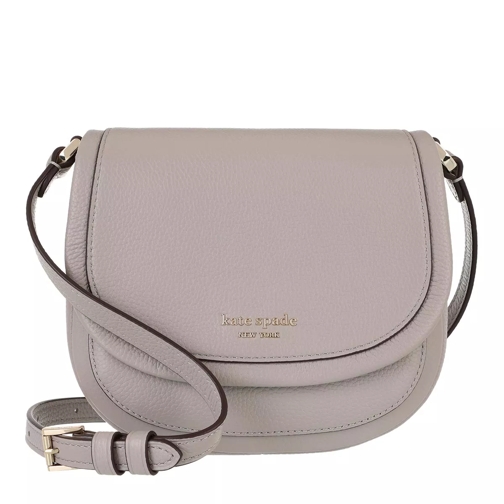 Kate Spade New York Roulette Small Saddle Bag True Taupe Zadeltas