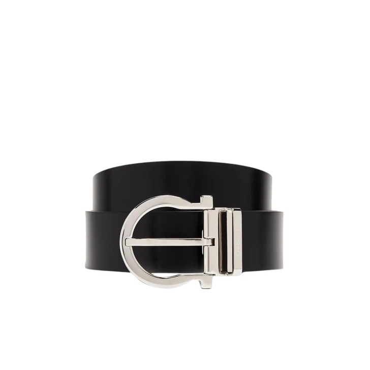 Salvatore Ferragamo Gancini Belt Black Gurtel
