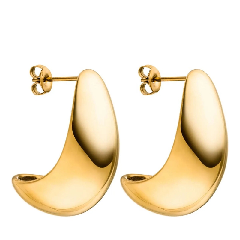 Purelei Ohrstecker Ohrringe Big Drop gold