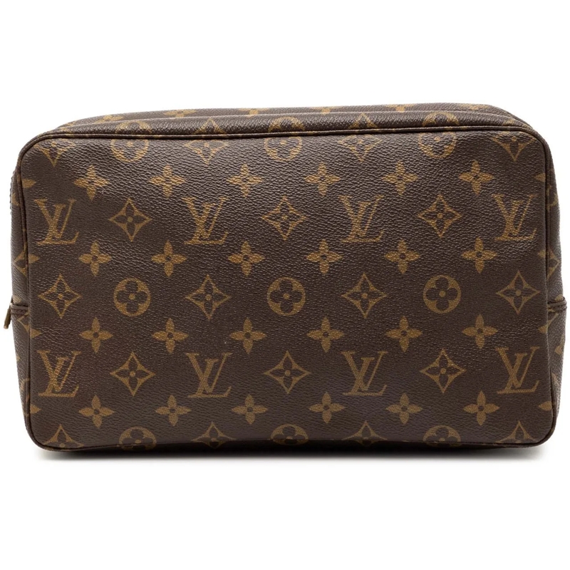 Louis Vuitton Pochette Monogram Trousse Toilette 28 braun