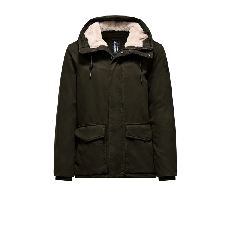 Bomboogie Doudoune Functional Windbreaker With Removable Hood Black