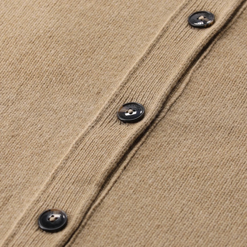 Closed Pull Strickjacke aus Wolle braun(Image 3)