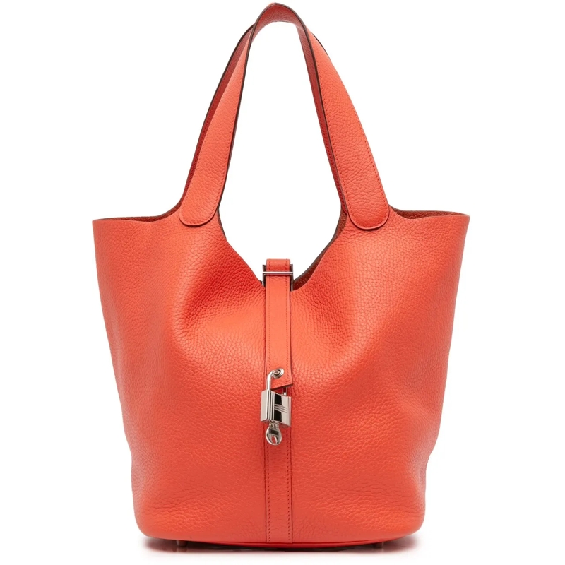 Hermès Tote Clemence Picotin Lock 26 orange