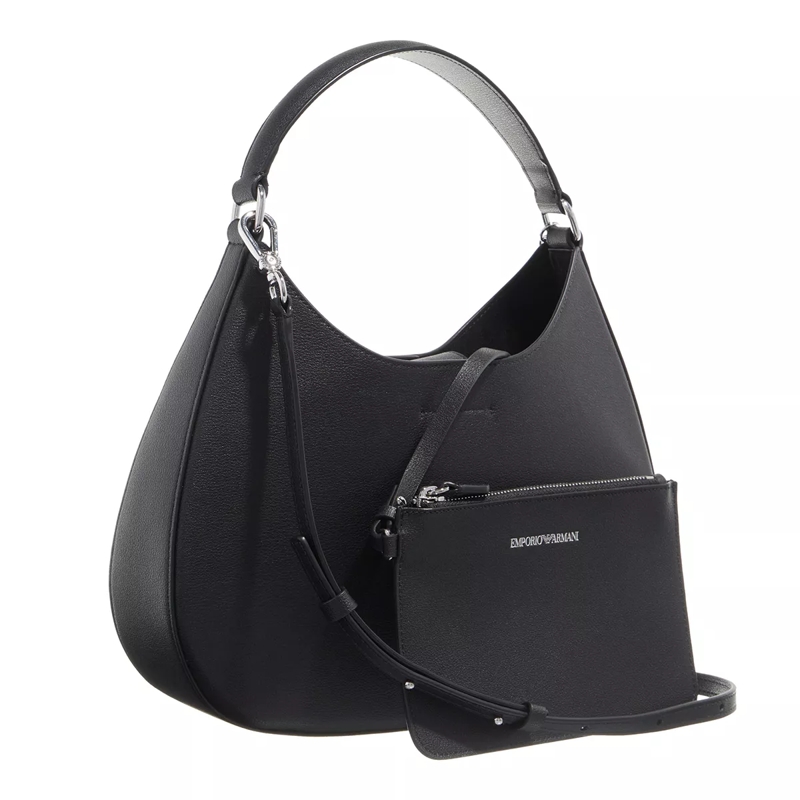 Emporio Armani Hobo Bag Borsa Hobo Black(Image 4)