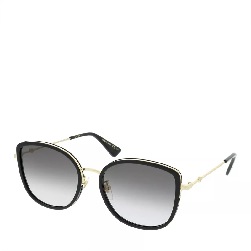 Gucci Sonnenbrille GG0606SK 56 Black/Gold/Grey