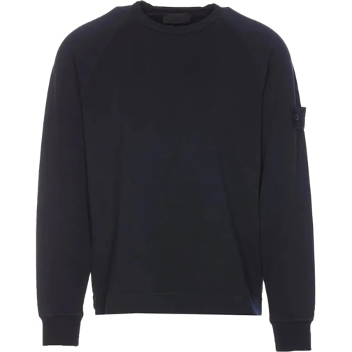 Stone Island Sweatshirts sweater dbl shadow blau