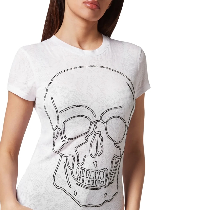 Philipp Plein T-Shirt T-Shirt Skull weiss(Image 4)