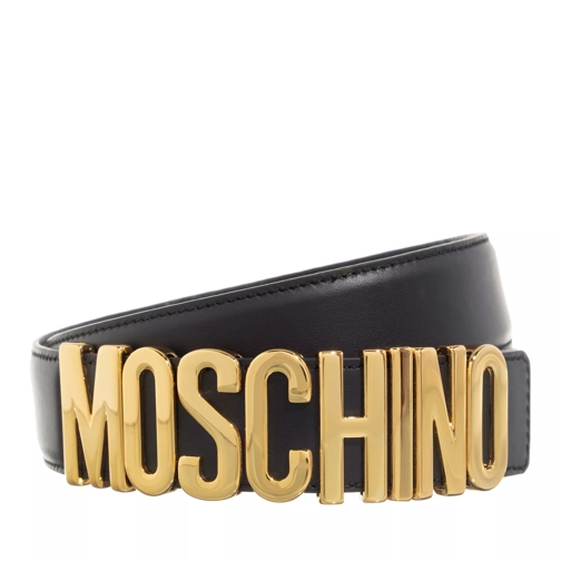 Moschino Belt Black Ledergürtel