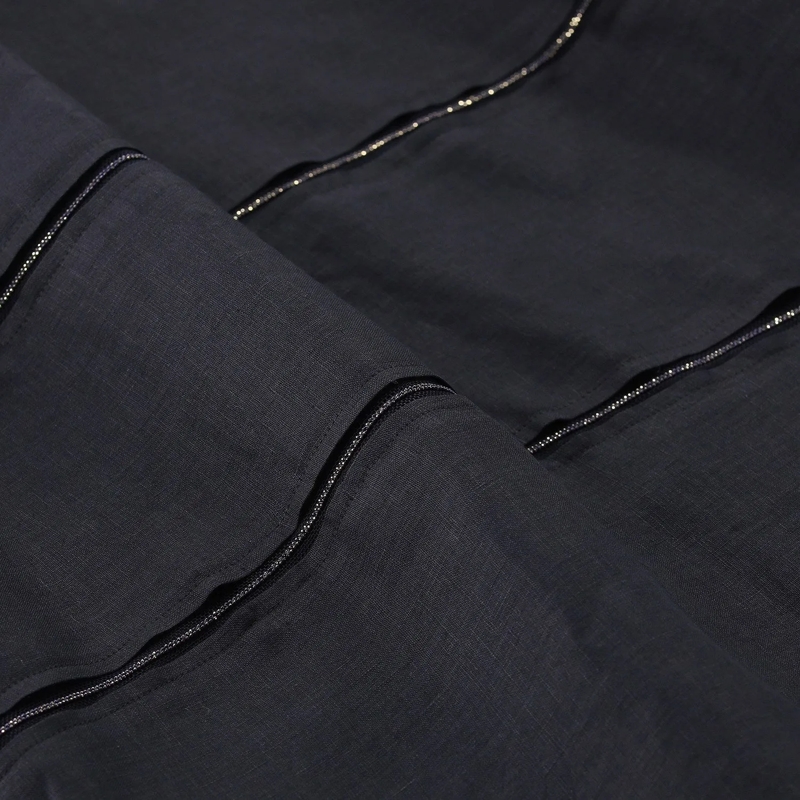 Fabiana Filippi Bluse Hemdbluse aus Baumwolle blau(Image 5)