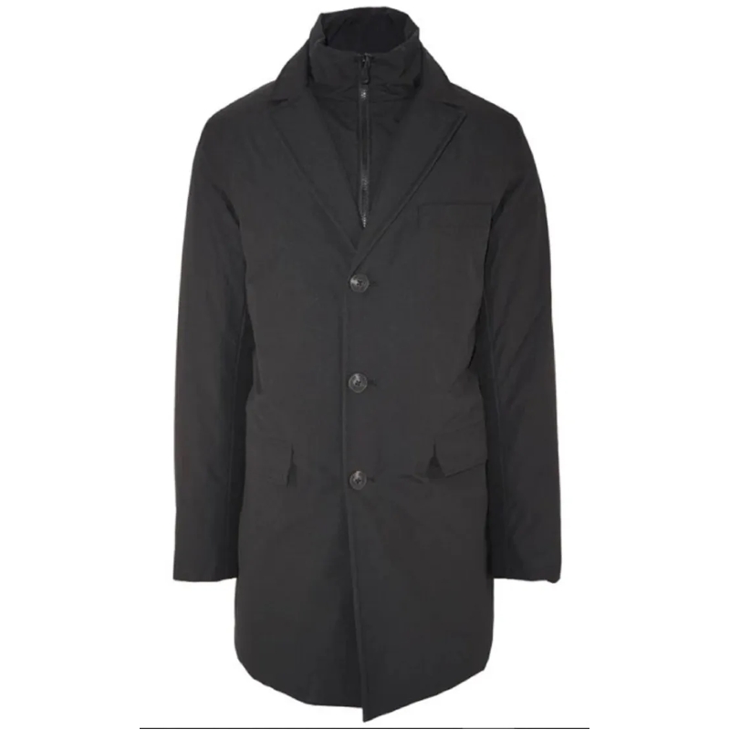Save the Duck Doudoune Waterproof Black Casual Jacket With Tailored Desig Black