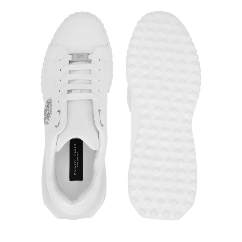 Philipp Plein Low-Top-Sneaker Lo-Top Turnschuhe Hexagon weiss(Image 5)