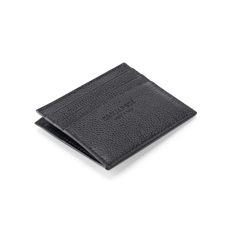Dsquared2 Geldbörse Kartenetui Upside Down aus Leder schwarz(Image 4)