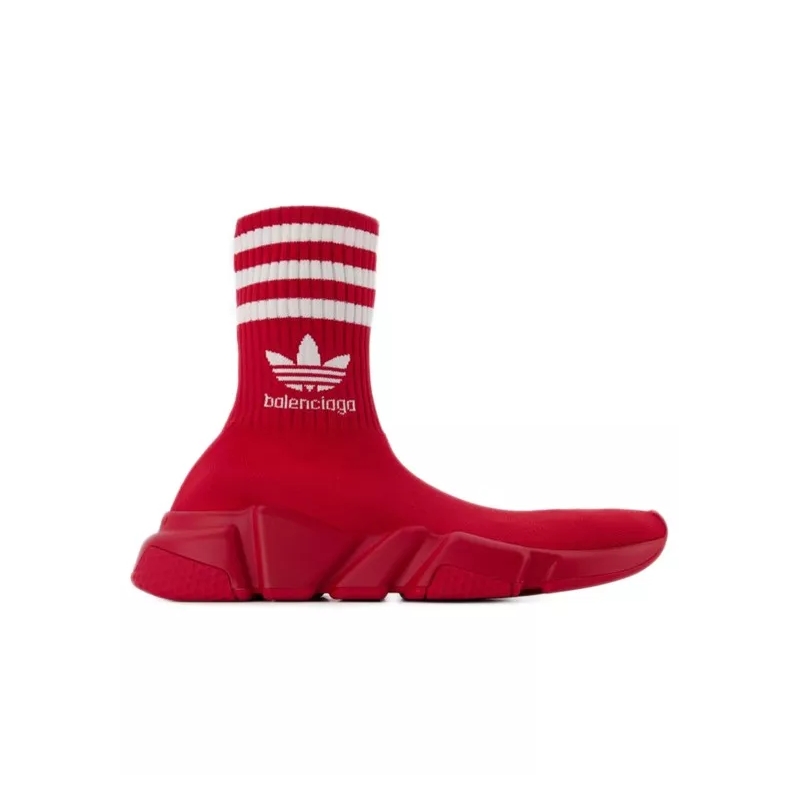 Balenciaga Slip-On Sneaker Speed Lt Adidas Sneakers  - Red/Logo White Red