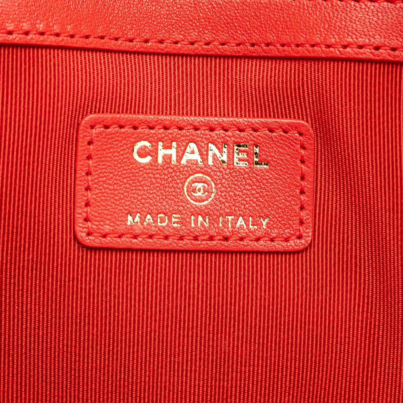 Thumbnail - Chanel Clutches - Large Quilted Lambskin O Case Clutch - Gr. unisize - in Rot - für Damen