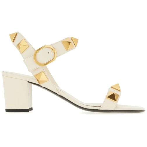 Valentino Garavani Sandale à lanières Roman Stud Sandals Ivory