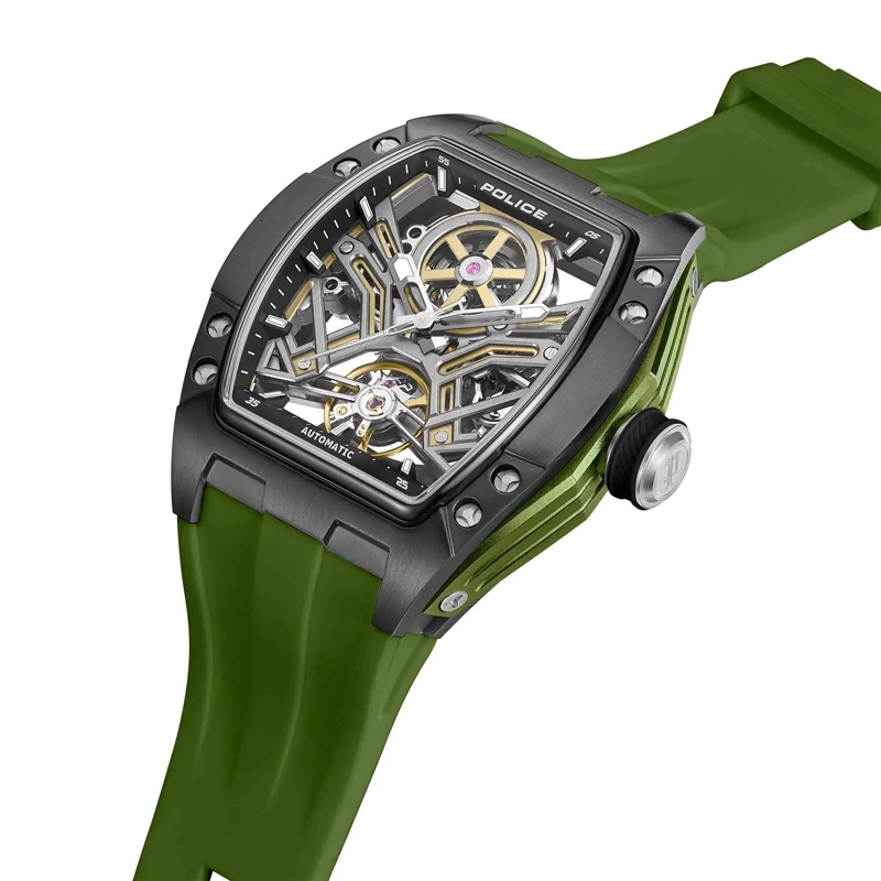 Police Automatikuhr Automatikuhr Tampa grün(Image 2)