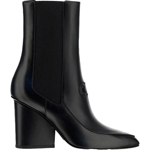 Salvatore Ferragamo Low-Top Sneaker Marineo Gancini Logo Ankle Boots schwarz