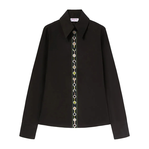 Pucci Black Vivara Shirt Black Hemden