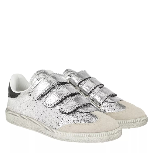 Isabel Marant Beth Sneakers Leather Silver Low-Top Sneaker