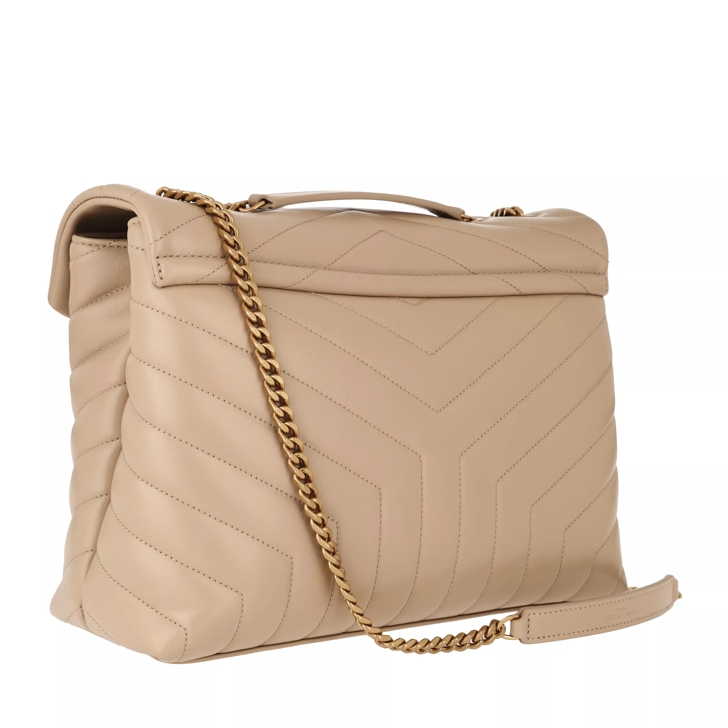 Saint laurent hot sale loulou beige