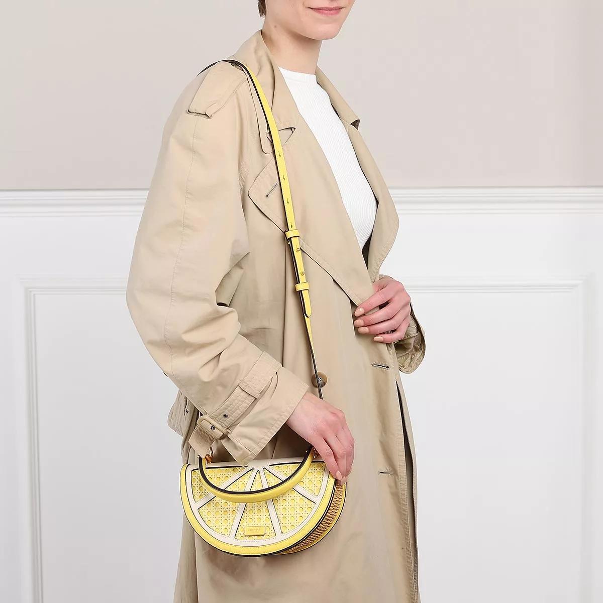 Kate Spade New York Lemon Drop Straw 3D Lemon Crossbody Tote Dandelion  Yellow Multi, Bowling Bag