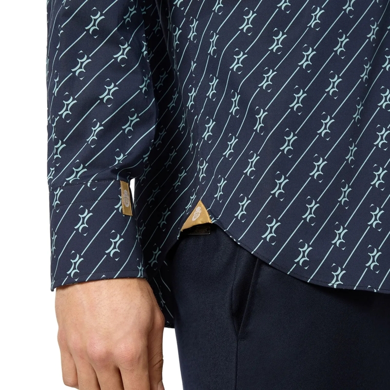 BILLIONAIRE Hemd Hemd Slim Fit dunkel-blau(Image 4)