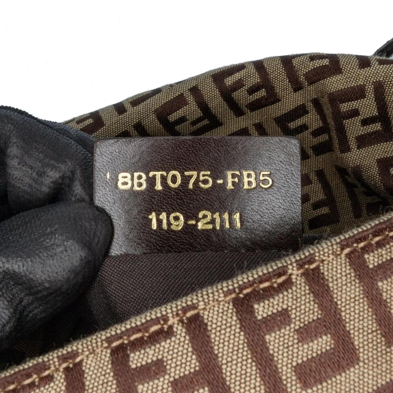 Thumbnail - Fendi Hobo Bags - 2000-2010 Zucchino Canvas Crossbody - Gr. unisize - in Braun - für Damen