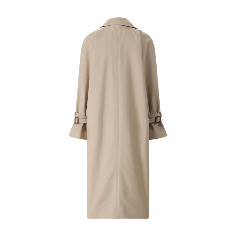 TOTEME Wintermantel Trenchcoat aus Baumwollmix beige(Image 3)