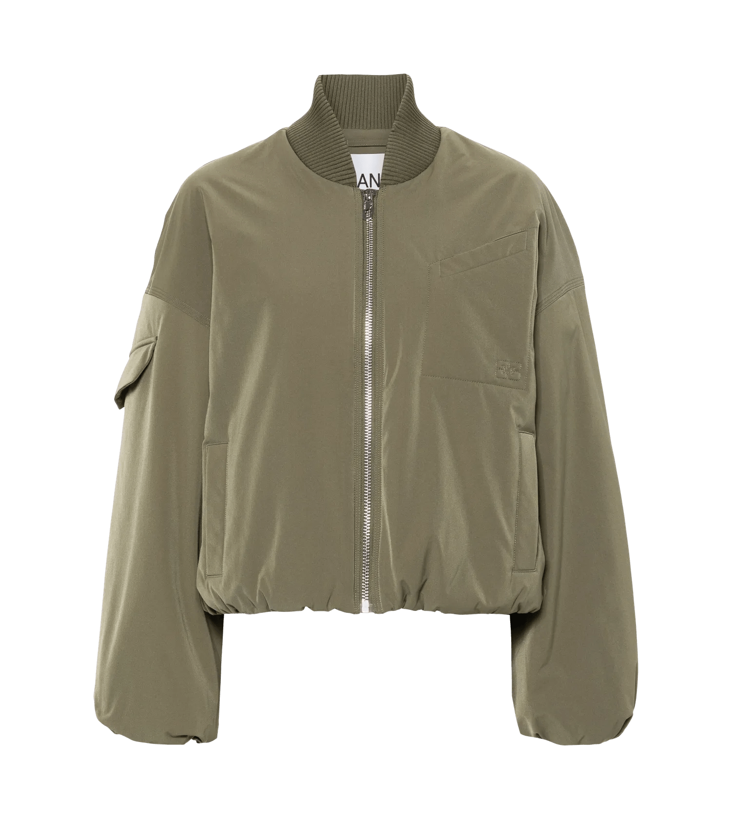 GANNI - Bomberjacke aus Twill - Größe XXS/XS - multi