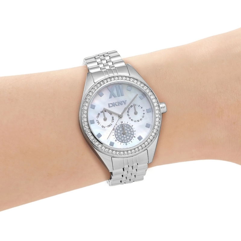 DKNY Quarzuhr Quarzuhr Multi Function Watch silber(Image 5)