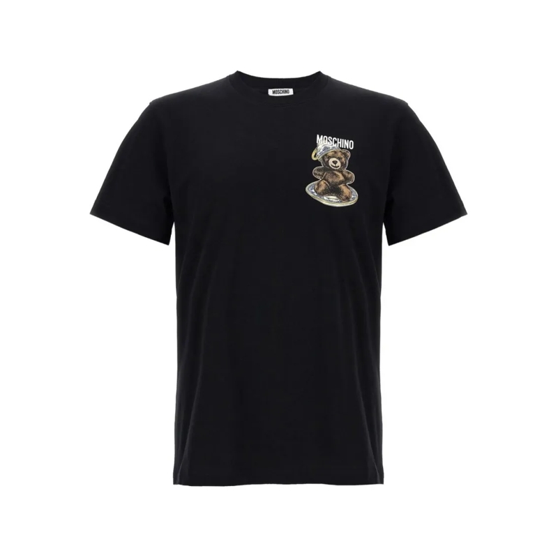 Moschino T-Shirt Crew Neck T-Shirt Black