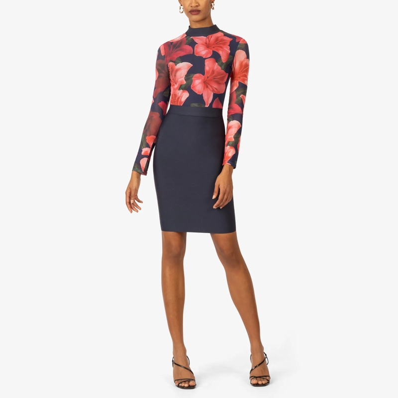 Kraimod Midikleid Bandagekleid blau(Image 3)