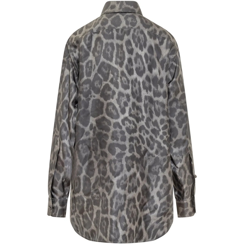 Stella McCartney Chemisier Camicia Stella McCartney dunkelgrau(Image 2)