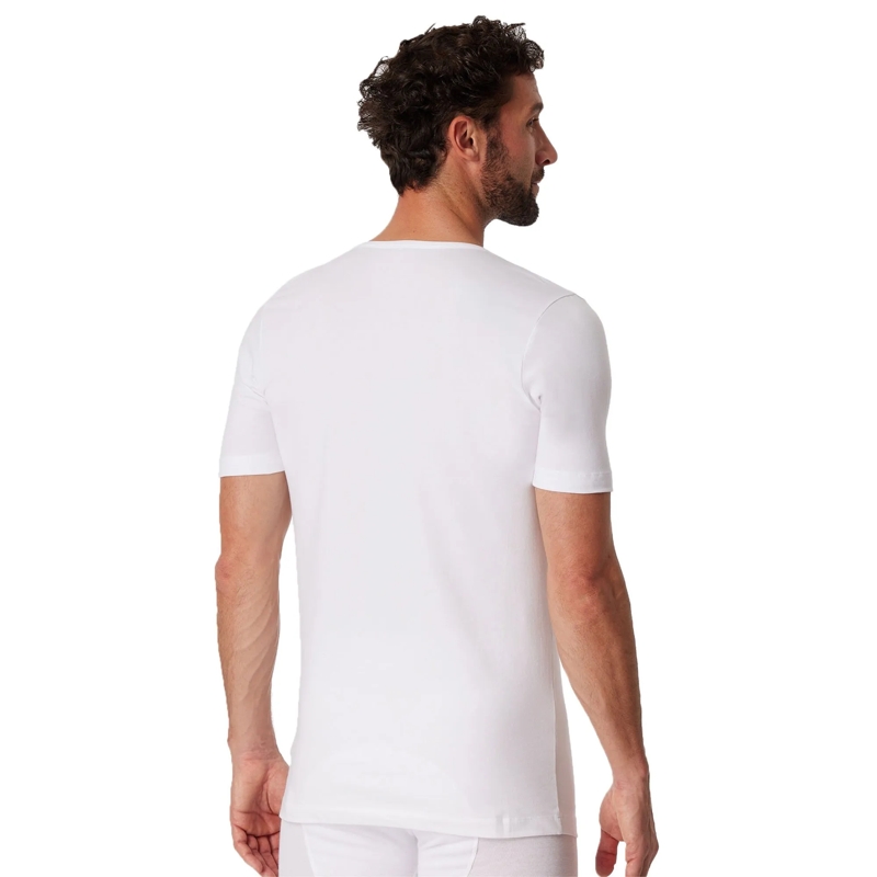 SCHIESSER Hemd 2PACK T-shirt 2er Pack weiss(Image 3)