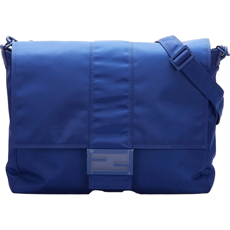 Fendi Schultertasche FF Lock Crossbody blau